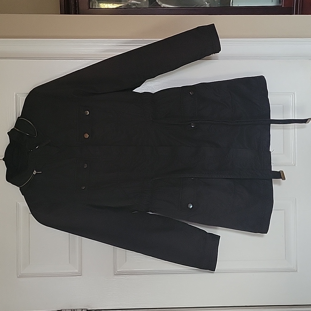 Black Utility Spring/Fall Jacket
